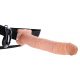 Fetisch Strap-on 11 - påspänningsbar vibrator (natur)