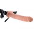 Fetisch Strap-on 11 - påspänningsbar vibrator (natur)