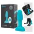 b-Vibe Rimming - roterande pärlor anal vibrator (turkos)