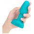 b-Vibe Rimming - roterande pärlor anal vibrator (turkos)