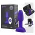 b-Vibe Rimming - roterande pärlanalvibrator (lila)