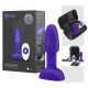 b-Vibe Rimming - roterande pärlanalvibrator (lila)