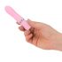 Pillow Talk Flirty - uppladdningsbar stavvibrator (rosa)