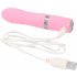 Pillow Talk Flirty - uppladdningsbar stavvibrator (rosa)