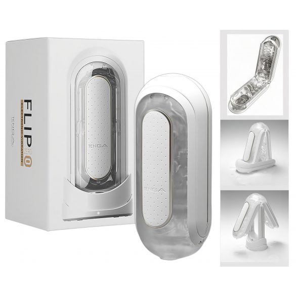 TENGA Flip Zero - vibrerande masturbator (vit)