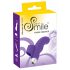 SMILE Finger - vågig silikonfinger vibrator (lila)