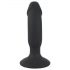 Black Velvet - uppladdningsbar analdildo med penis (svart)