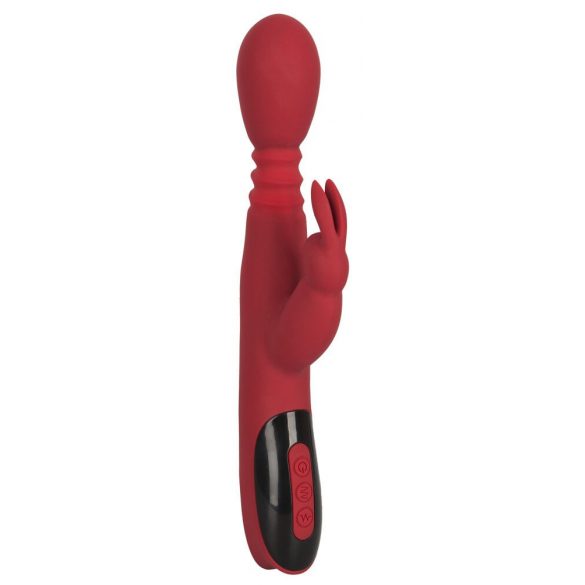 You2Toys Massager - G-punkt vibrator med stötande, roterande och värmande funktion (röd)