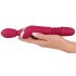 Javida Thrusting - 3-i-1 massager vibrator (röd)