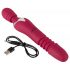 Javida Thrusting - 3-i-1 massager vibrator (röd)