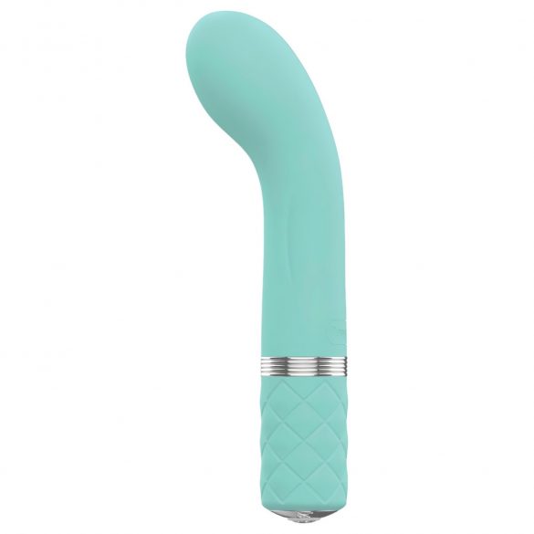 Pillow Talk Racy - uppladdningsbar, smal G-punkt vibrator (turkos)