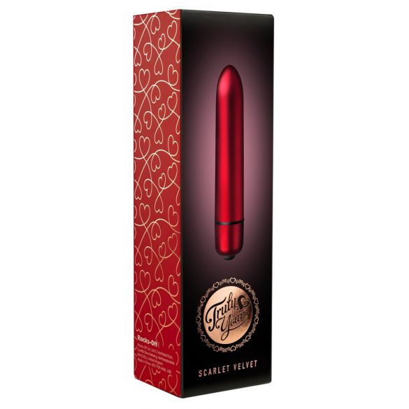 Scarlet Velvet - mini vibrator (10 rytmer) - röd