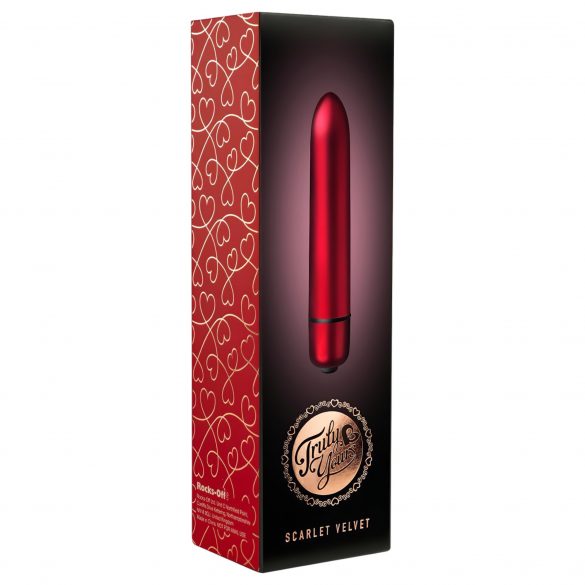 Scarlet Velvet - mini vibrator (10 rytmer) - röd