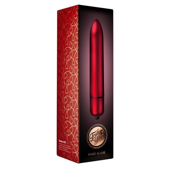 Rouge Allure - vanlig stavvibrator (10 rytmer) - röd