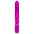 Happyrabbit Realistisk Slim - uppladdningsbar kanin-vibrator (lila)