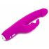 Happyrabbit Realistisk Slim - uppladdningsbar kanin-vibrator (lila)