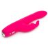 Happyrabbit Curve Slim - vattentät, uppladdningsbar rabbitvibrator (rosa)