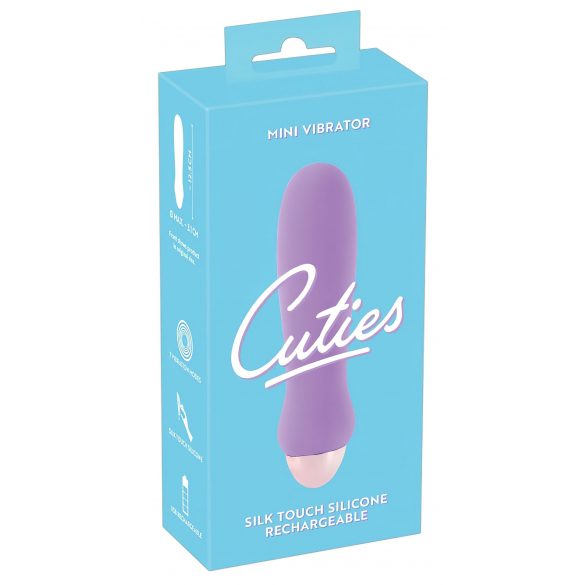 Cuties Mini Lila - uppladdningsbar, silikon stavvibrator (lila)