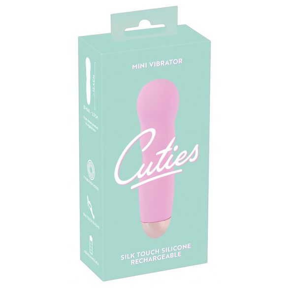 Cuties Mini Ros - uppladdningsbar, vågig vibrator (rosa)