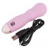 Cuties Mini Ros - uppladdningsbar, vågig vibrator (rosa)