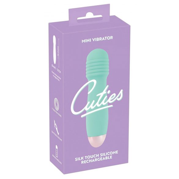 Cuties Mini Wand - uppladdningsbar, mini massager vibrator (grön)