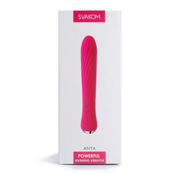 Svakom Anya - uppladdningsbar uppvärmningsstav vibrator (röd)