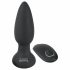 Svart Sammet - uppladdningsbar pulserande anal vibrator (svart)