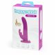 Happyrabbit Strap-On - kaninfäste vibrator (lila)