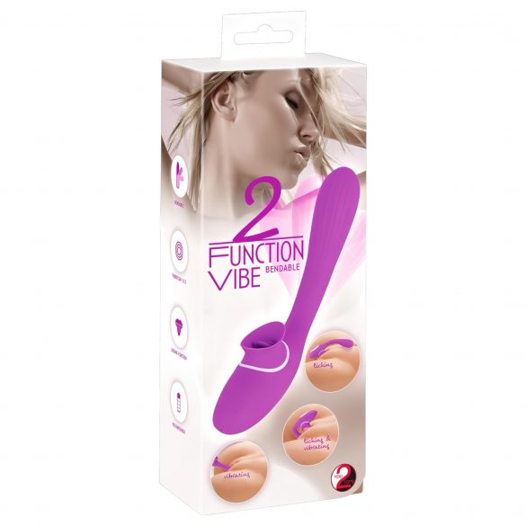 You2Toys - 2-funktioners vibrator (lila)