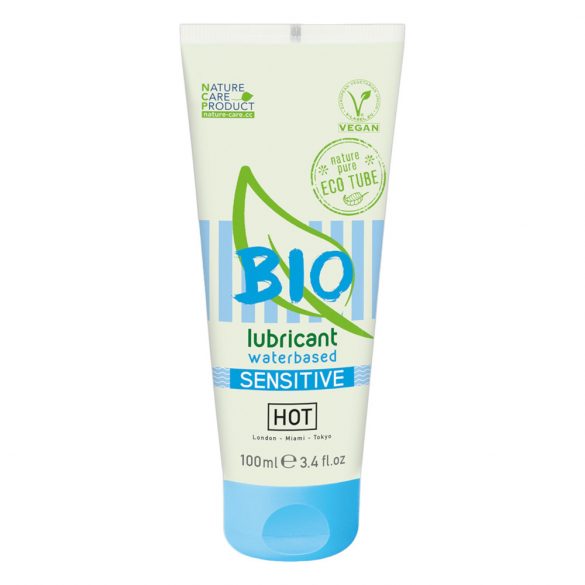 HOT Bio Sensitive - Vegansk Vattenbaserad Glidmedel (100 ml)