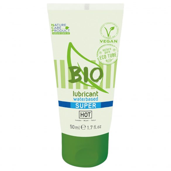 HOT Bio Super - vegansk vattenbaserat glidmedel (50 ml)