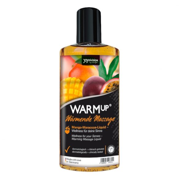 JoyDivision WARMup - värmande massageolja - mango-passion (150ml)