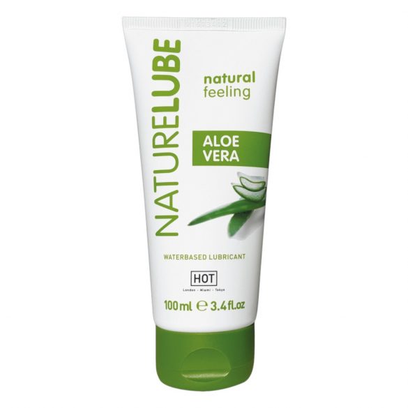 HOT NatureLube Aloe Vera - vattenbaserat glidmedel (100ml)