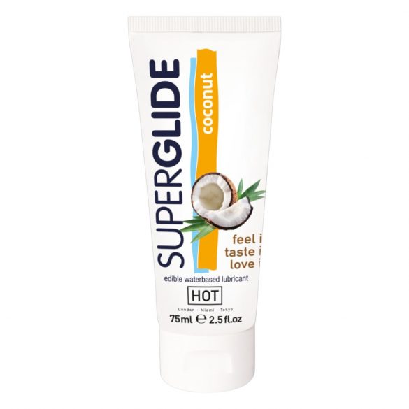 HOT Superglide Kokos - ätbar glidmedel (75ml)