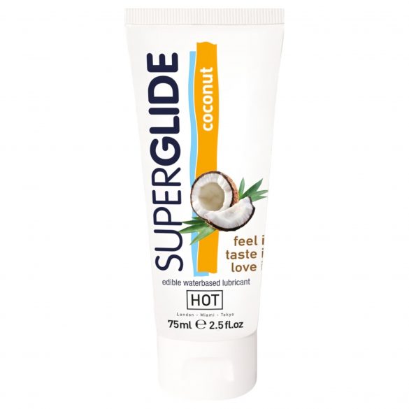 HOT Superglide Kokos - ätbar glidmedel (75ml)