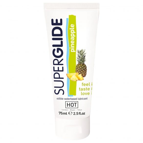 HOT Superglide Ananas - ätbar glidmedel (75ml)