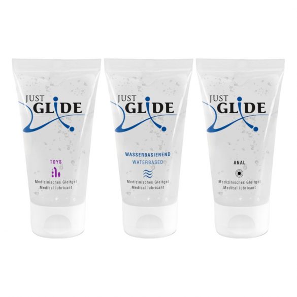 Just Glide glidmedel set (3x50ml)