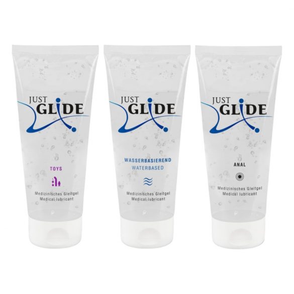 Just Glide glidmedel set (3x200ml)