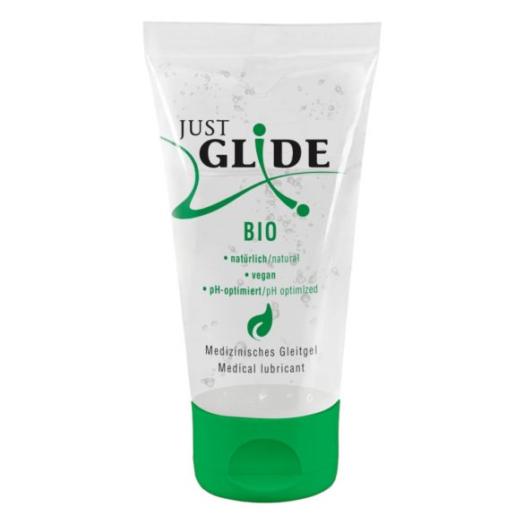 Just Glide Bio - vattenbaserat vegansk glidmedel (50ml)