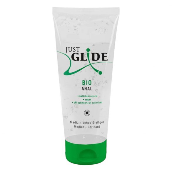 Just Glide Bio ANAL - vattenbaserat veganskt glidmedel (200ml)