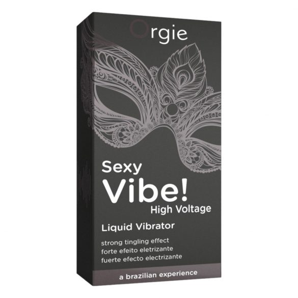 Orgie Sexy Vibe Hög Spänning - Unisex Flytande Vibrator (15ml)