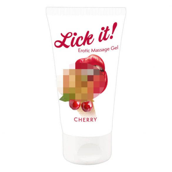 Lick it! - ätbar glidmedel 2in1 - körsbär (50ml)