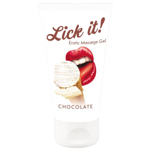 Lick it! - 2in1 ätbar glidmedel - vit choklad (50ml)