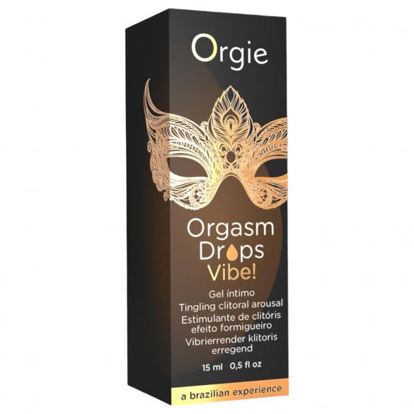 Orgie Orgasm Drops Vibe - pirrande intim gel för kvinnor (15 ml)