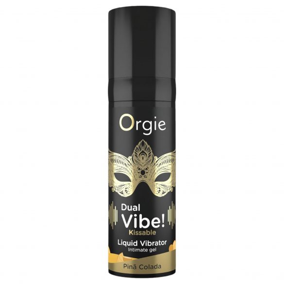 Orgie Dual Vibe! - flytande vibrator - Pinã Colada (15 ml)