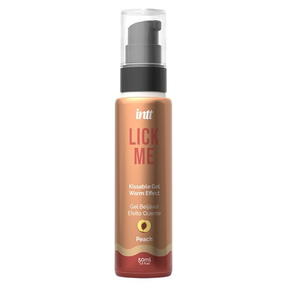 Intt Lick Me - Värmande glidmedel med persikosmak (50 ml)