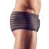 Genomskinliga randiga boxershorts (svarta)