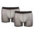 Svenjoyment - transparent boxerset - svart (2 delar) S-L