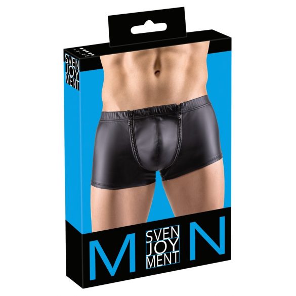 Svenjoyment - strassdragkedja matt boxershorts (svart)