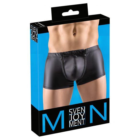 Svenjoyment - strassdragkedja matt boxershorts (svart)